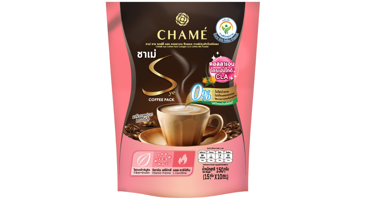 CHAMÉ Sye Coffee Pack Tripeptide Collagen, CLA